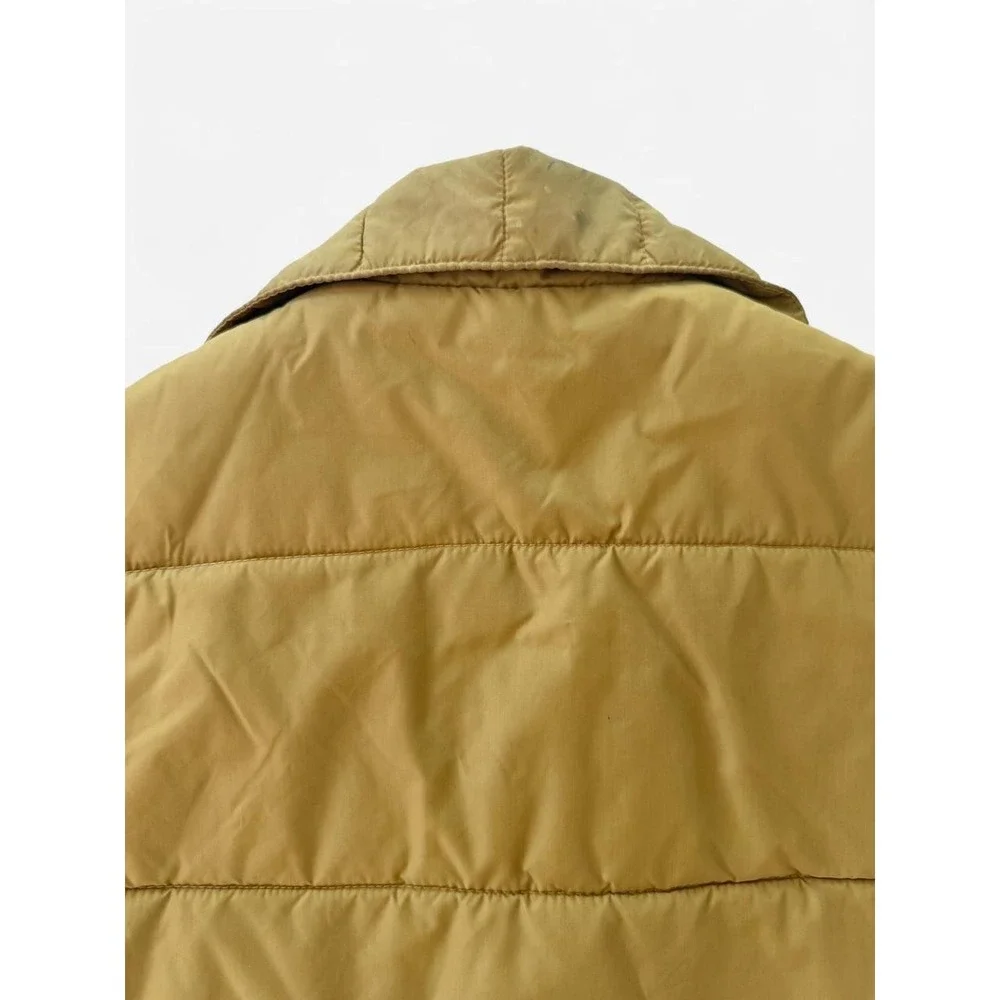 Vintage 1970s Sears Tan Outerwear Puffer Vest‎